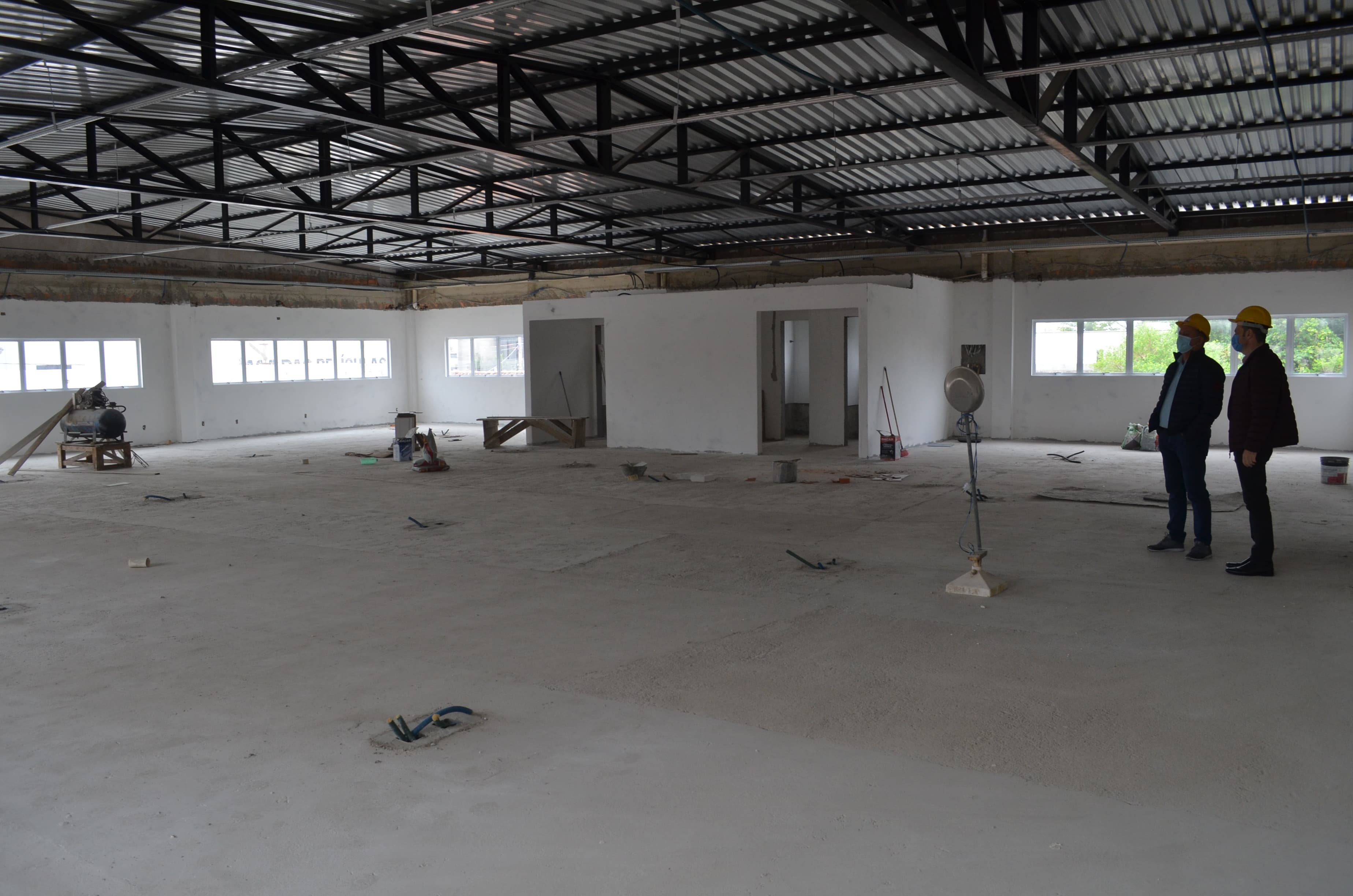 Obra do Centro de Saúde da Margem Esquerda de Tubarão avança