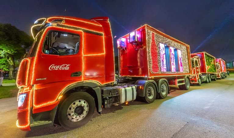 Caravana de Natal da Coca-Cola passa por Tubarão nesta quinta-feira (16)
