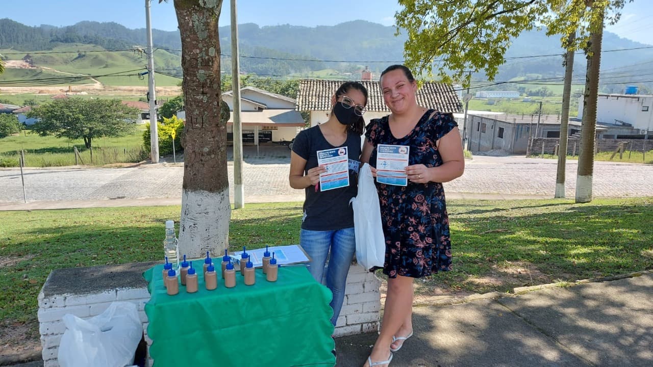 Mais de 3 mil frascos de BTI são distribuídos em Braço do Norte