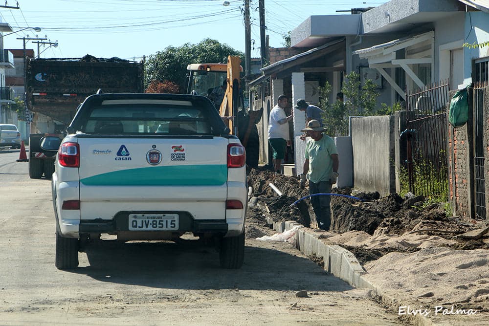 Obras do novo binário de Laguna se concentram no bairro Magalhães