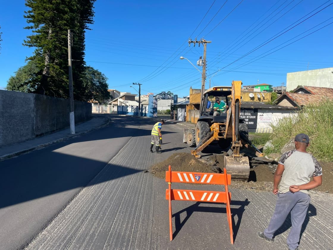 Obras de melhorias na rede de esgoto serão realizadas no Mar Grosso, em Laguna