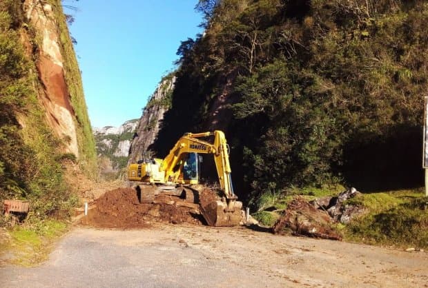 Serra do Corvo Branco é liberada de Urubici até o corte