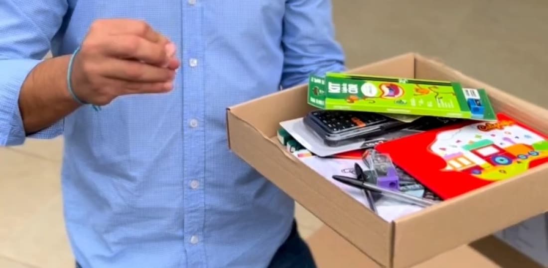 Kits escolares serão distribuídos para alunos de Braço do Norte nesta quarta-feira (22)