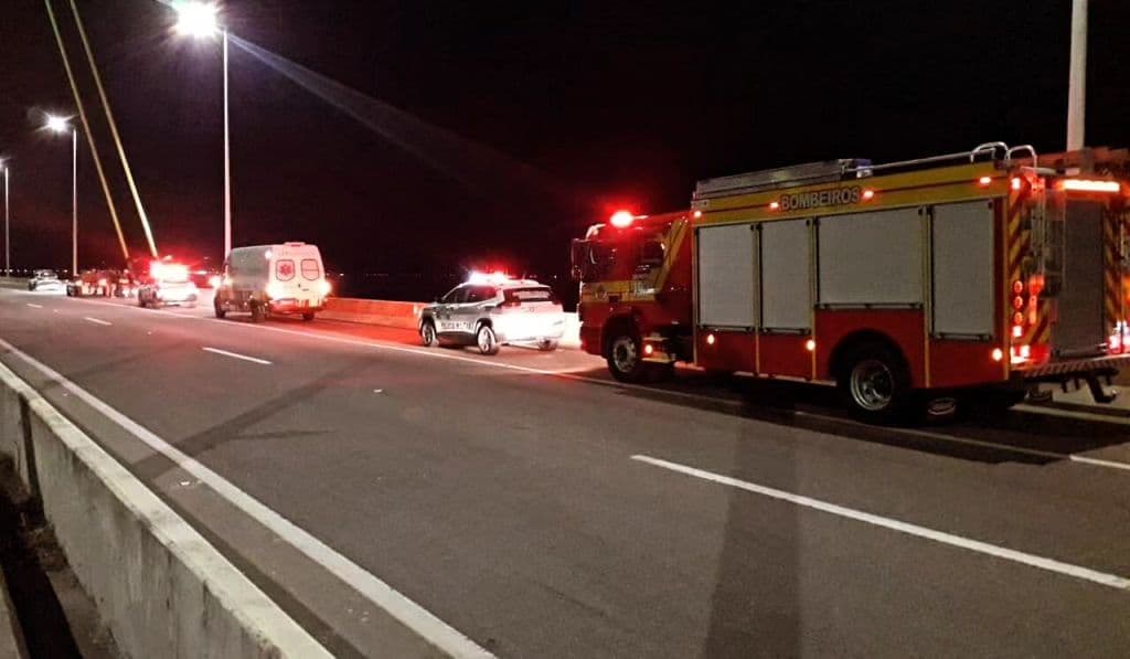 Homem que caiu da Ponte Anita Garibadi é encontrado