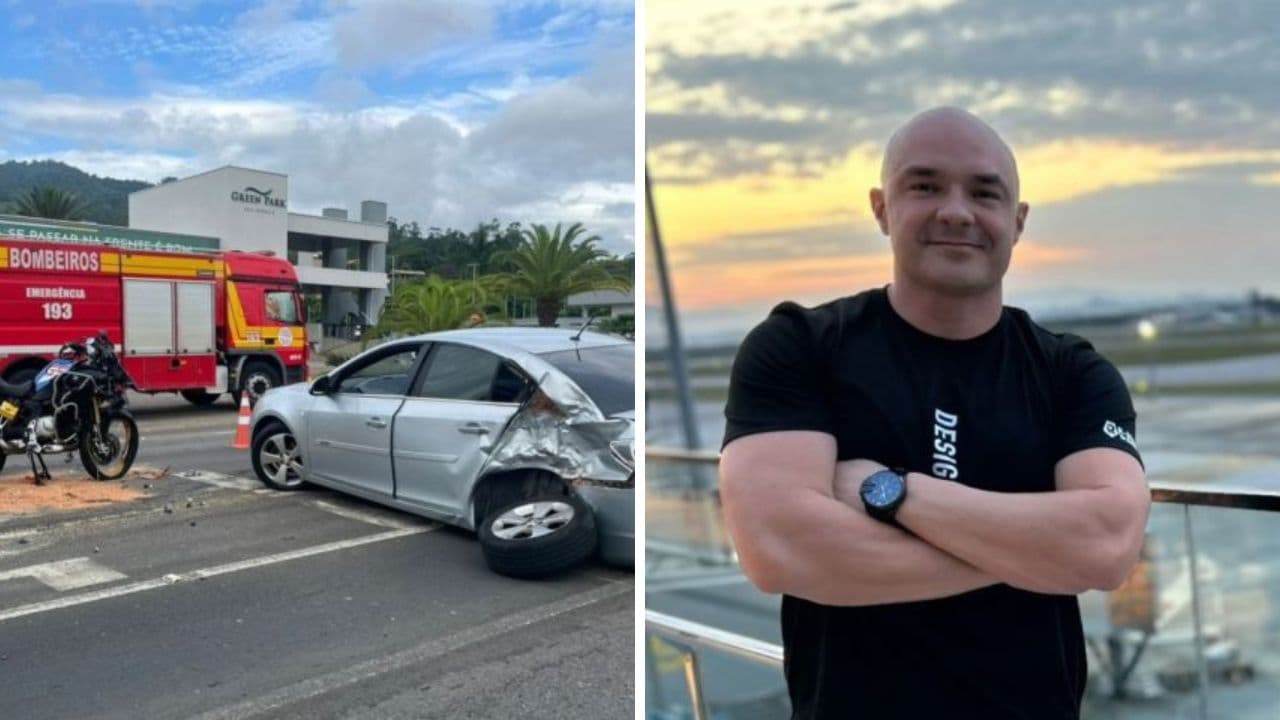 Policial Maurício Menegaz morre após colisão entre moto e carro na SC-370