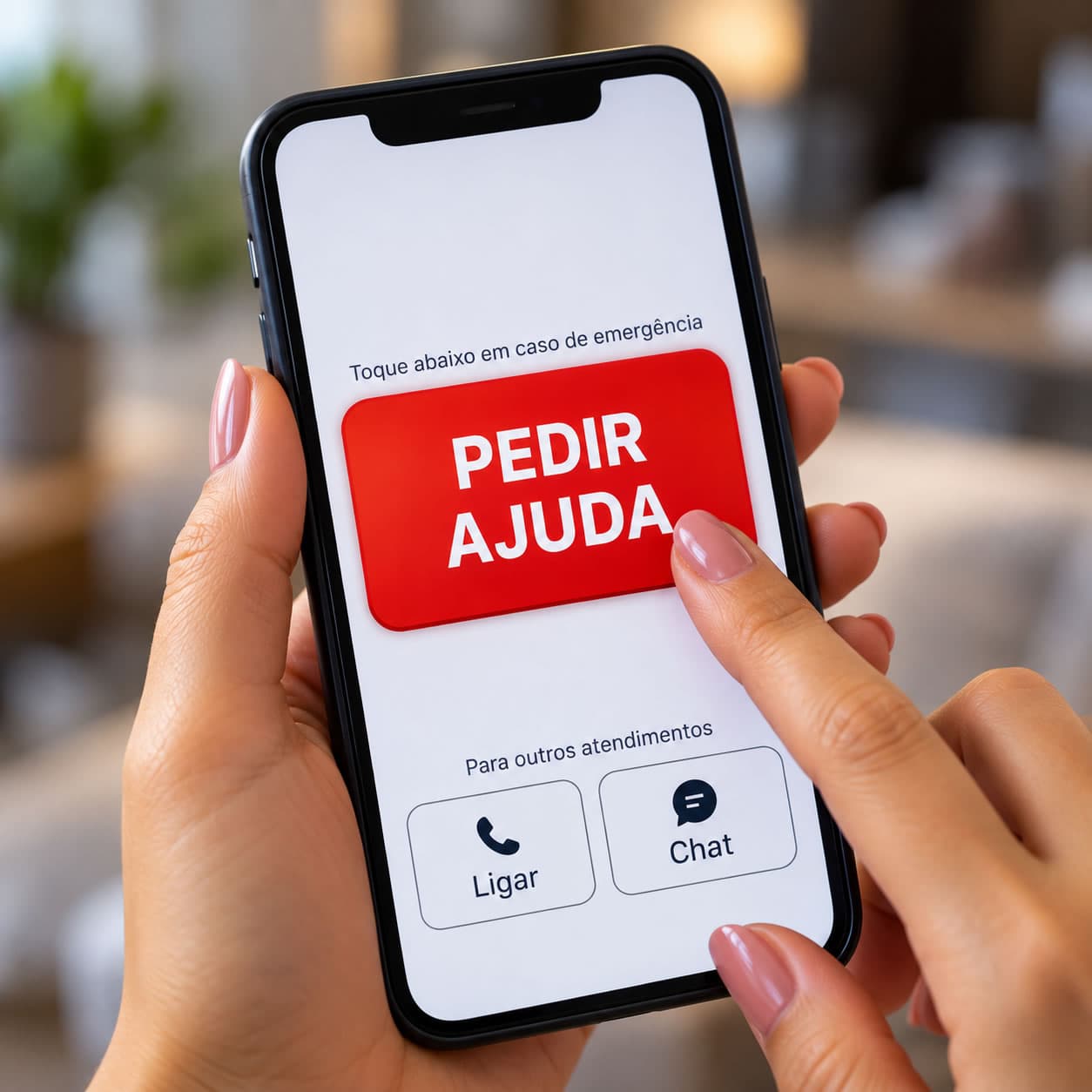 Mulher aciona botão do pânico após ser agredida pelo ex