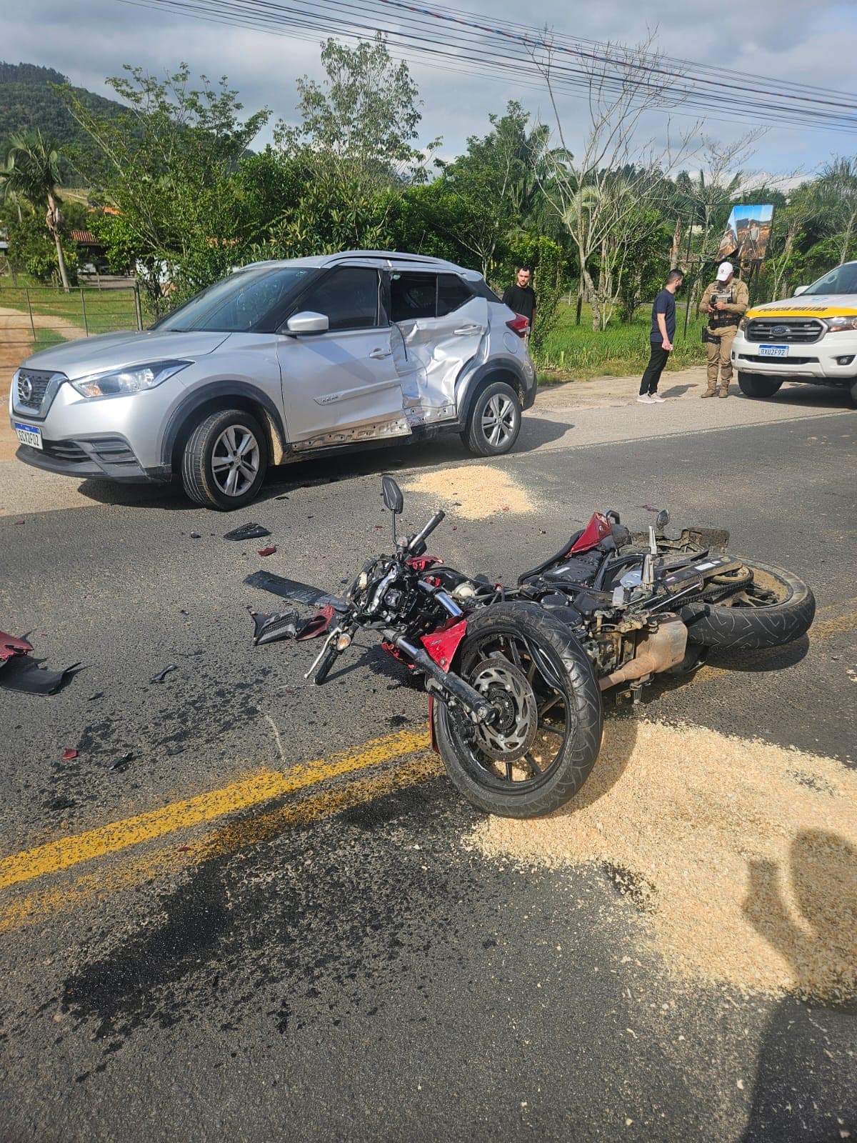 Jovem de 24 anos morre após grave acidente na SC-370